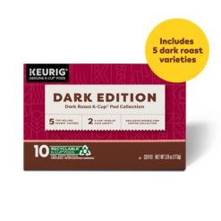 Keurig - K-Cup Coffee Dark Edition Dark Roast K-Cup Pod Collection - Variety Pack