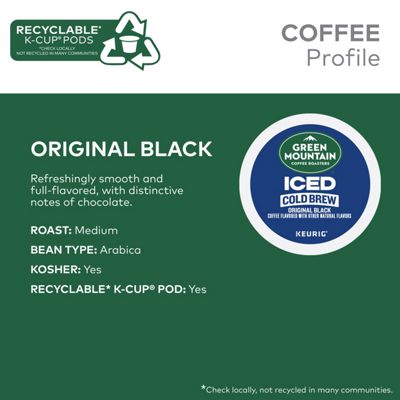 Keurig - K-Cup Coffee ICED Original Black Cold Brew - Image 5