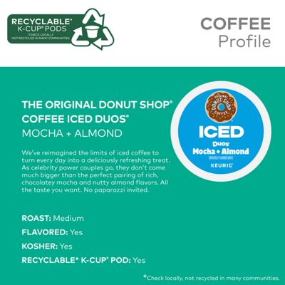Keurig - K-Cup Coffee ICED Duos Mocha + Almond Coffee - Image 4