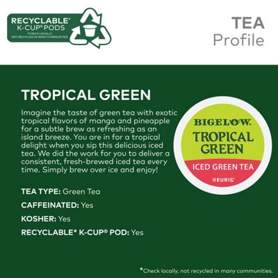 Keurig - K-Cup Coffee Tropical Iced Green Tea - Image 6