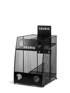 Alternative view of Keurig K-Cup Coffee Mesh K-Cup Pod Storage Rack 4 Sleeve