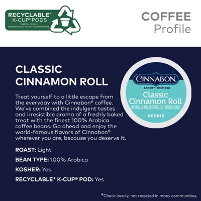 Keurig - K-Cup Coffee Classic Cinnamon Roll Coffee - Image 5