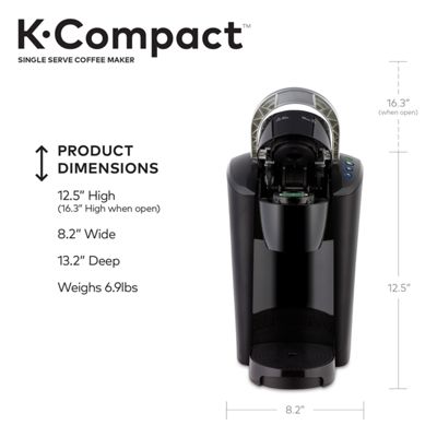 Keurig - K-Cup Coffee K-Compact Coffee Maker - Image 3