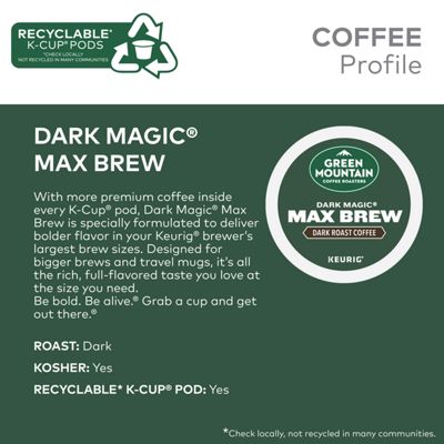 Keurig - K-Cup Coffee Dark Magic Max Brew Coffee - Image 7