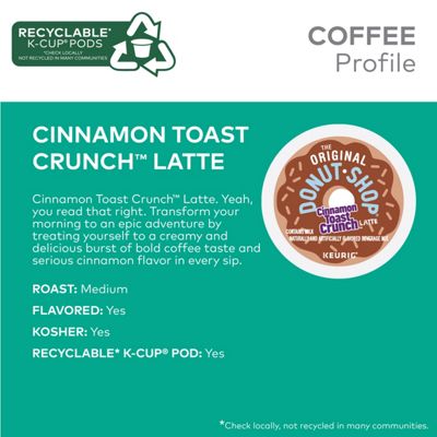 Keurig - K-Cup Coffee Cinnamon Toast Crunch Latte - Image 4