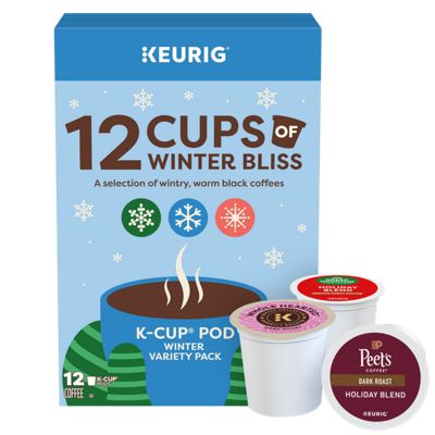 Keurig - K-Cup Coffee 12 Cups of Winter Bliss Variety Pack