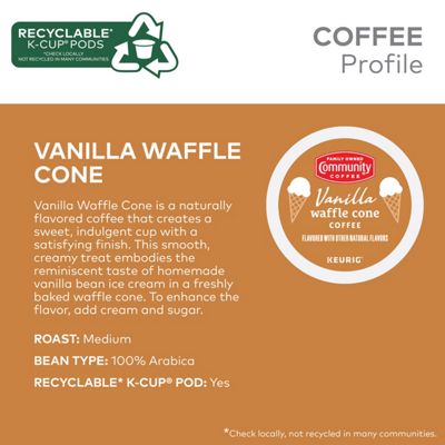Keurig - K-Cup Coffee Vanilla Waffle Cone Coffee - Image 9