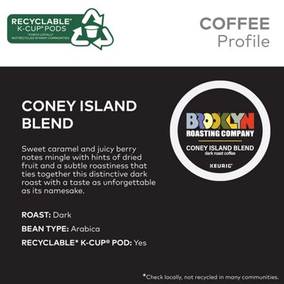 Keurig - K-Cup Coffee Coney Island Blend Coffee - Image 4