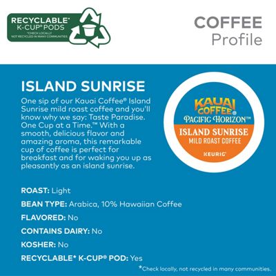 Keurig - K-Cup Coffee Island Sunrise Coffee - Image 6