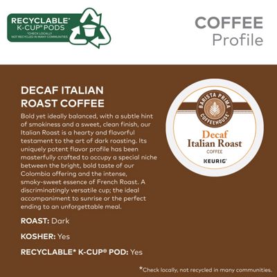 Keurig - K-Cup Coffee Decaf Italian Roast Coffee - Image 4