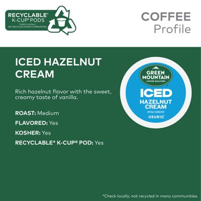 Keurig - K-Cup Coffee ICED Hazelnut Cream Coffee - Image 4