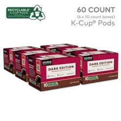 Alternative view of Keurig - K-Cup Coffee Dark Edition Dark Roast K-Cup Pod Collection - Variety Pack