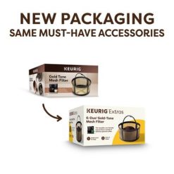 Alternative view of Keurig - K-Cup Coffee Gold Tone Mesh Filter