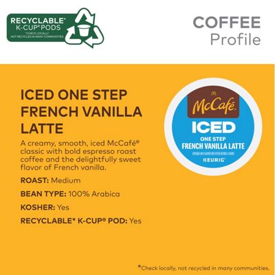 Keurig - K-Cup Coffee ICED French Vanilla Latte - Image 3