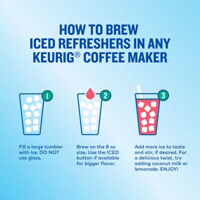Keurig - K-Cup Coffee Iced Watermelon Breeze Refresher - Image 8